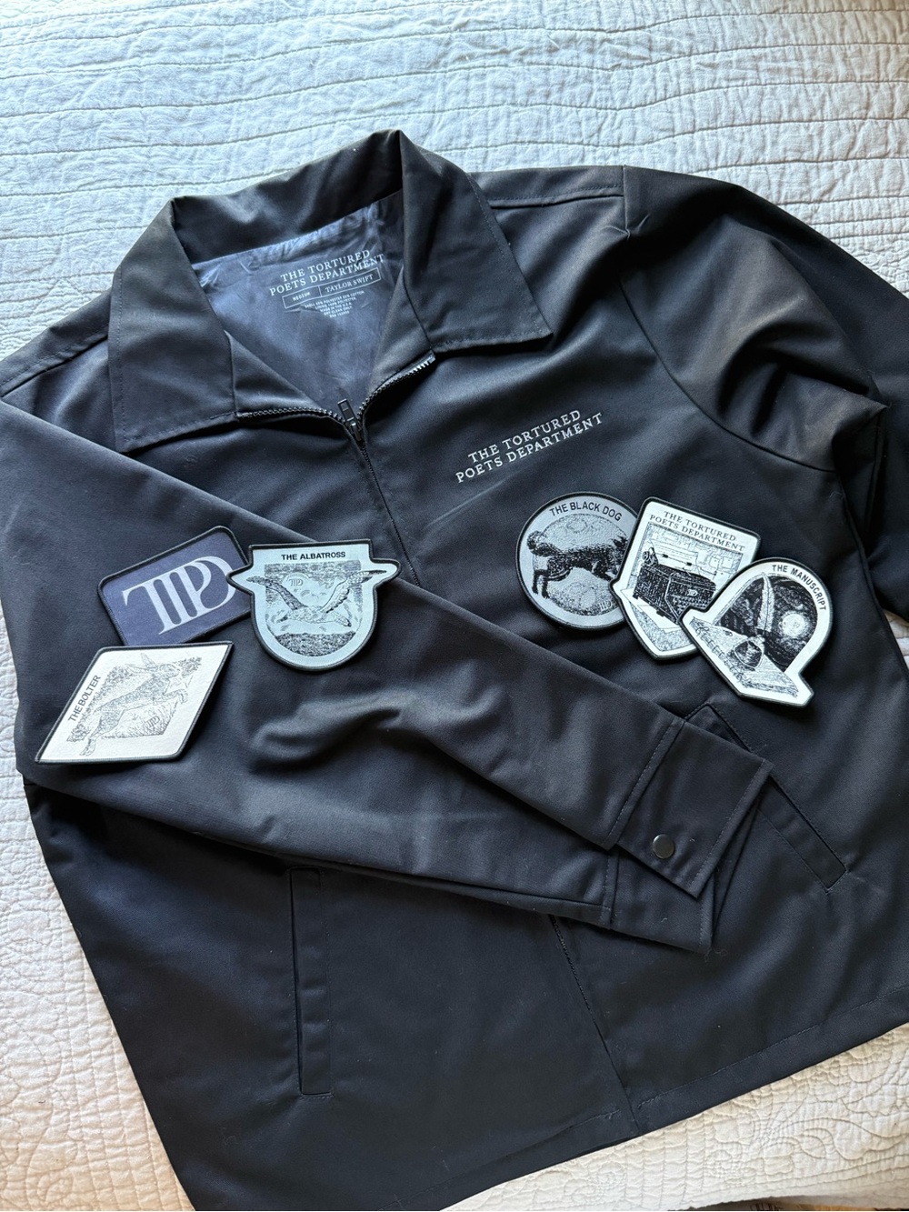 Tortured Poets Department Work Jacket with SIX Patches